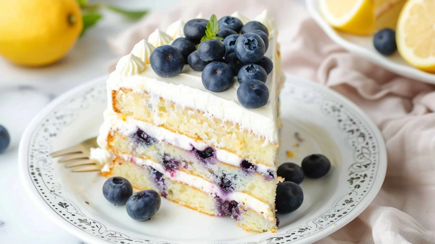 Lemon Blueberry Cake: A Bright, Berry-Filled Treat