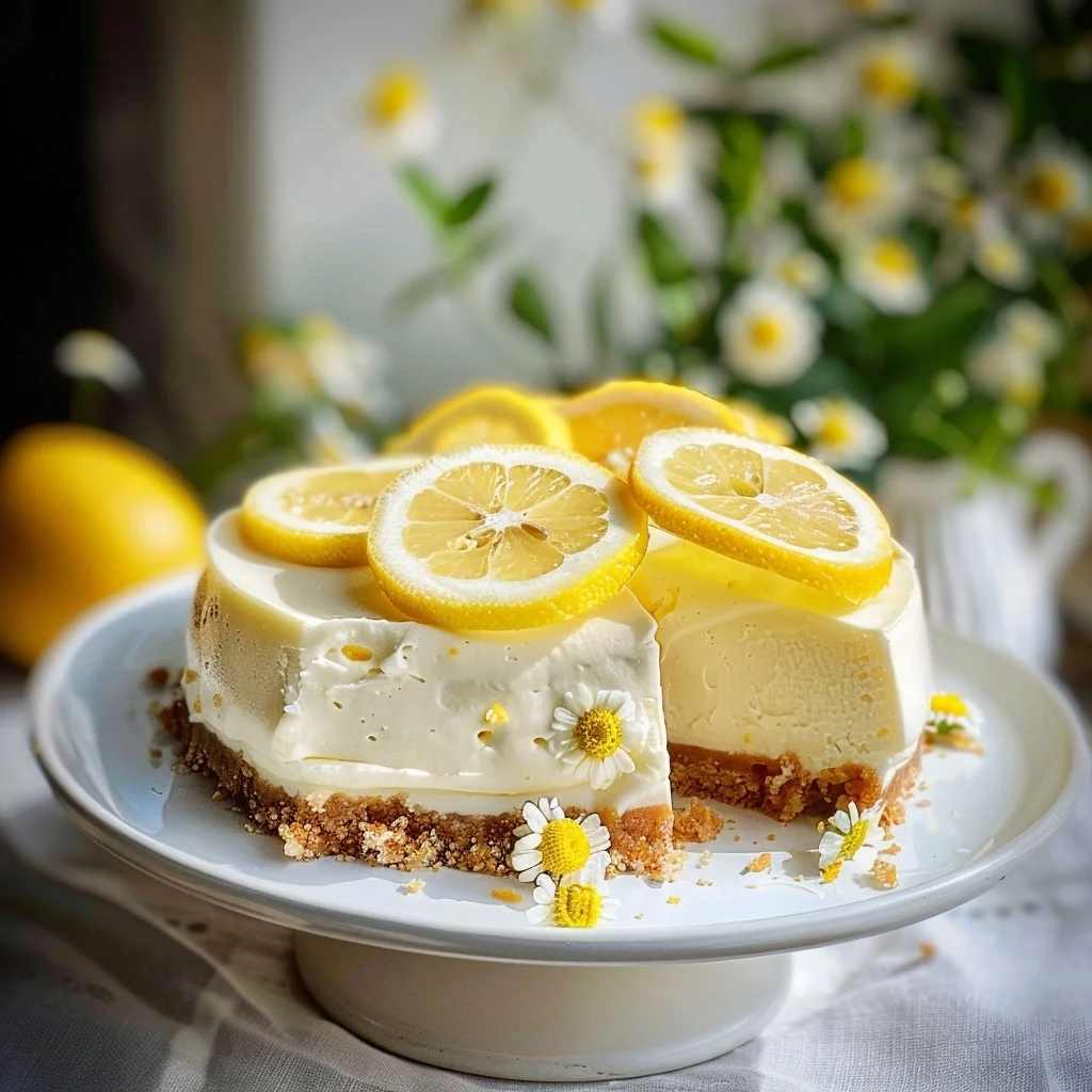 Easy No-bake Lemon Cheesecake Recipe for a Creamy Citrus Dessert