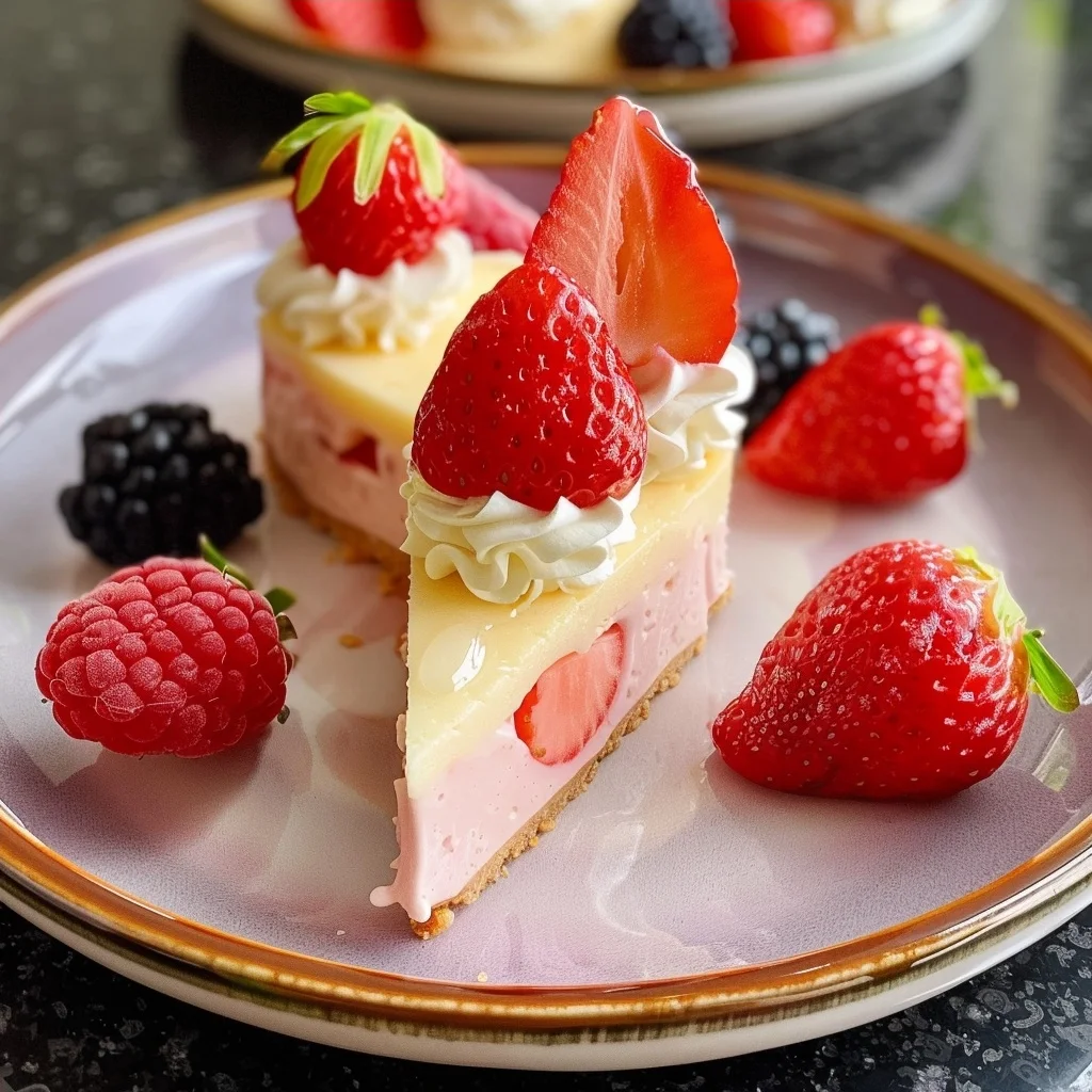 Velvety Strawberry Mousse with a Creamy Twist
