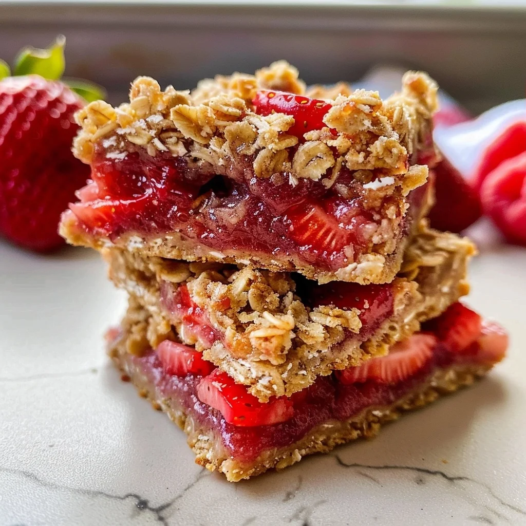 Strawberry Oatmeal Crumble Bars: A Cozy, Crispy Treat for Any Craving