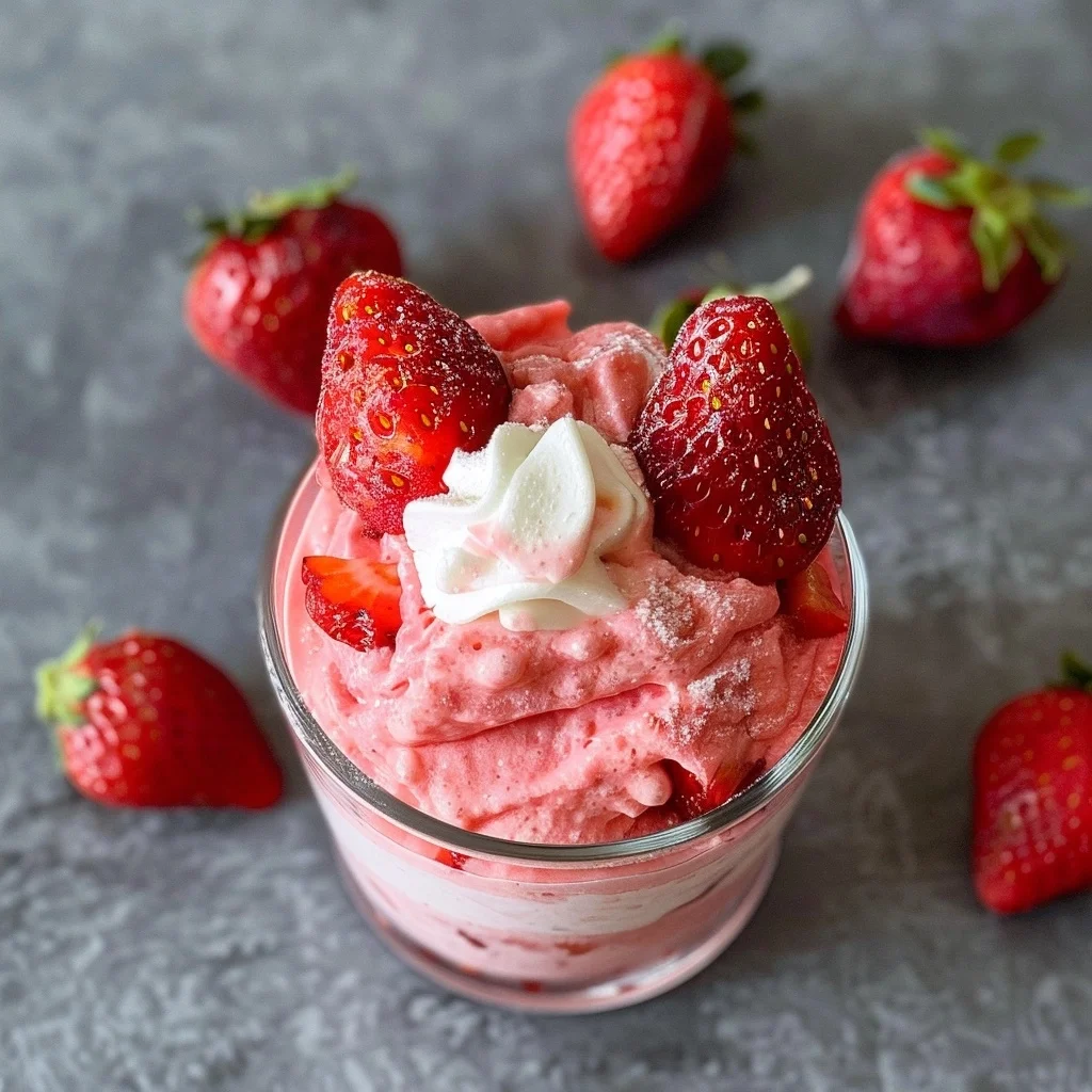 Easy Fresh Strawberry Mousse | Creamy, No-Churn Summer Dessert