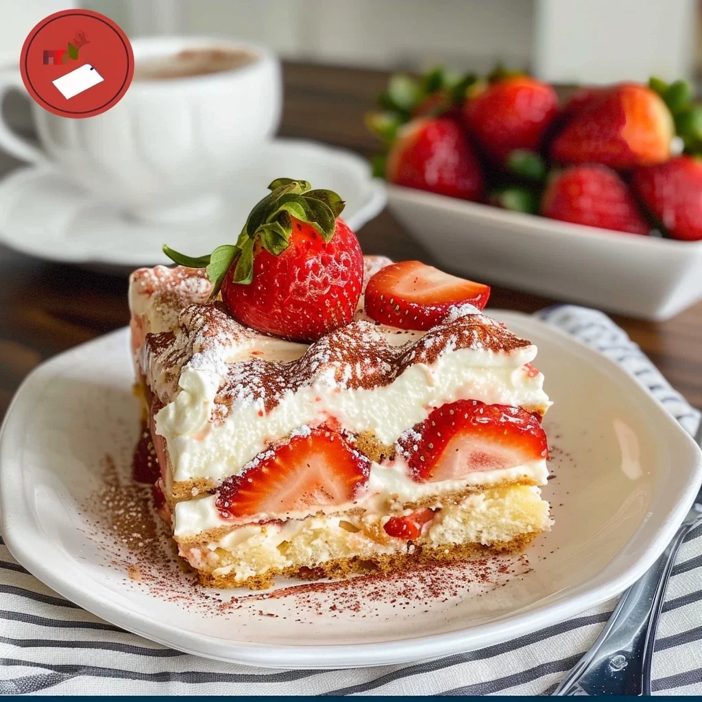 No-Bake Strawberry Tiramisu: A Refreshing Layered Dessert Without the Bake