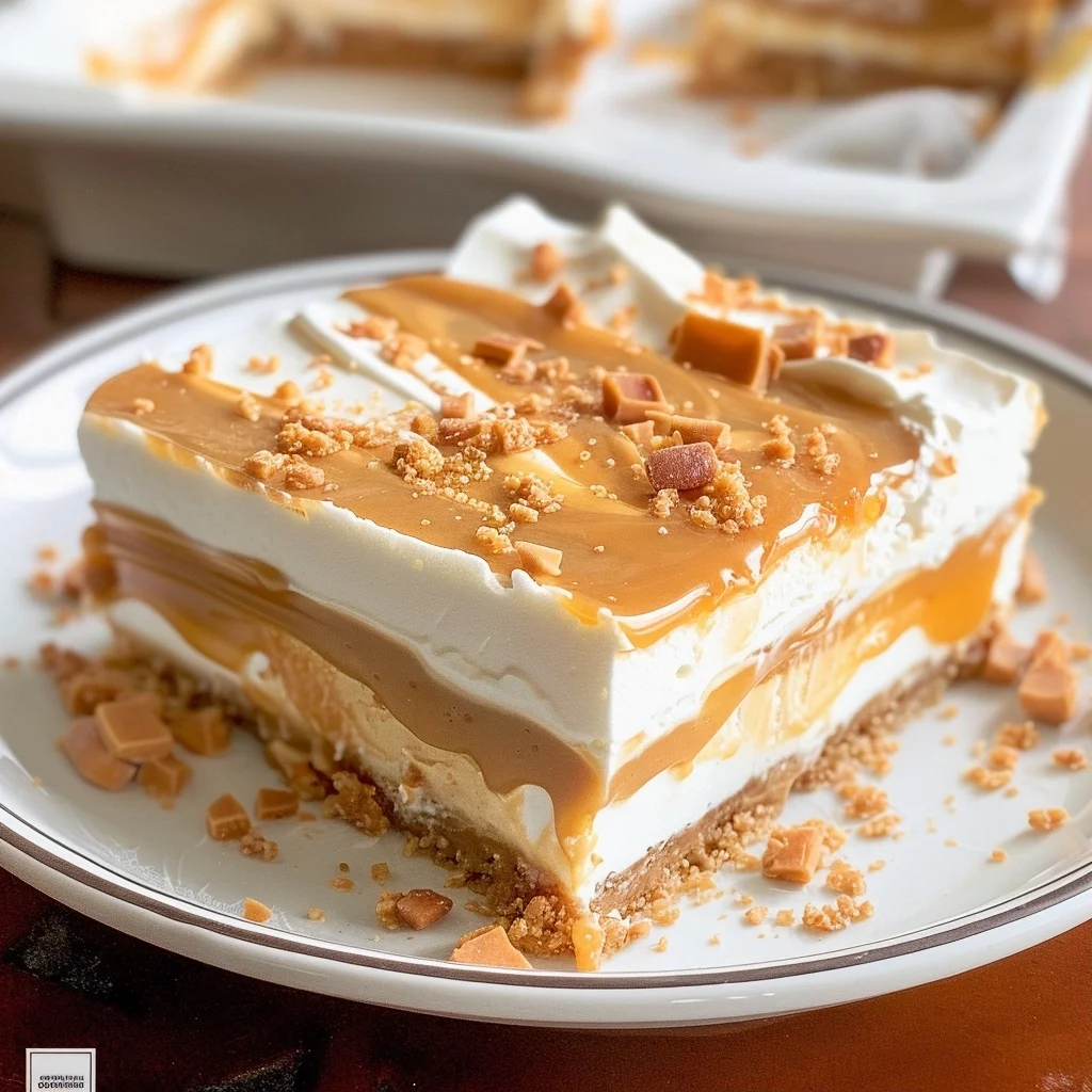 Butterscotch Lush No-Bake Dessert Recipe for Creamy Layered Treats