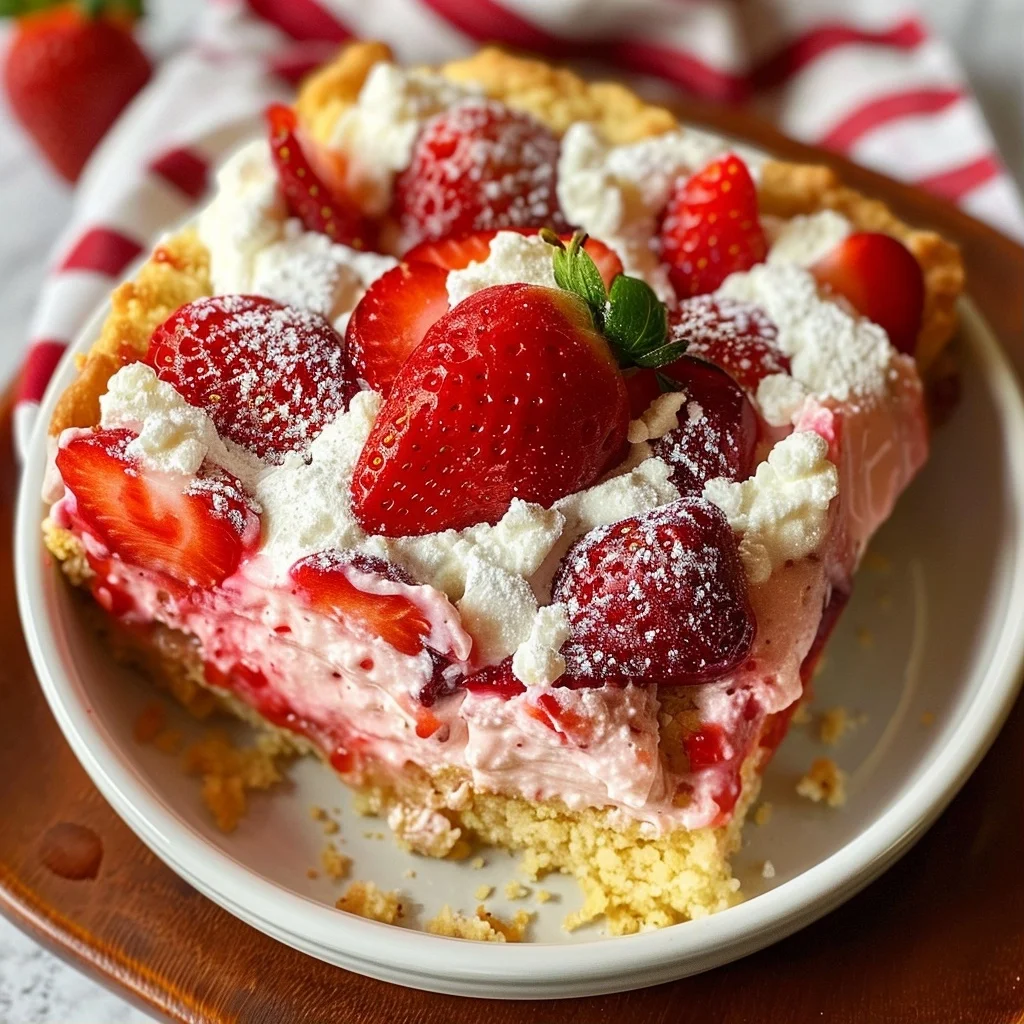 Strawberry Cheesecake Dump Cake – Easy & Creamy