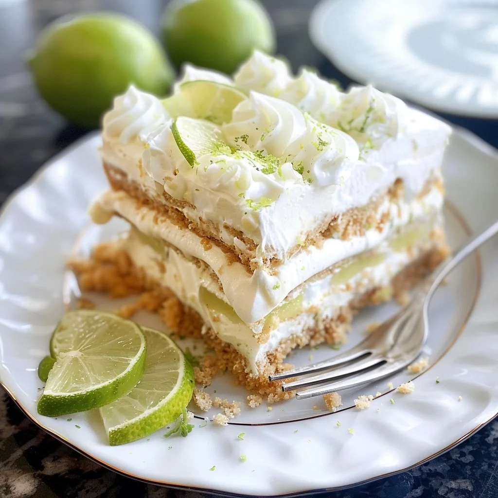 Classic Key Lime Icebox Cake | A No-Bake Zesty Treat for Summer