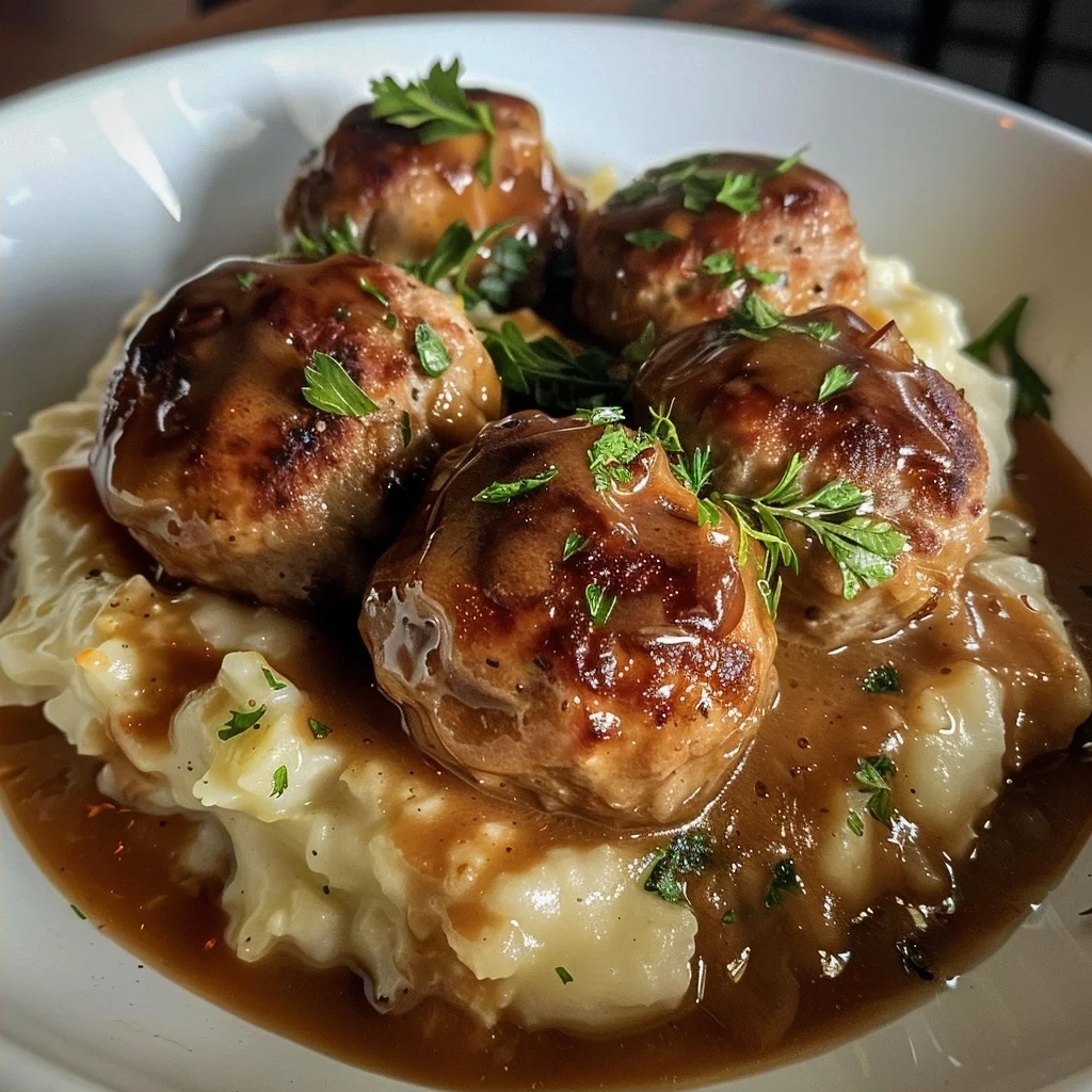 Healthy Meatballs and Gravy Recipe for a Cozy, Comforting Meal