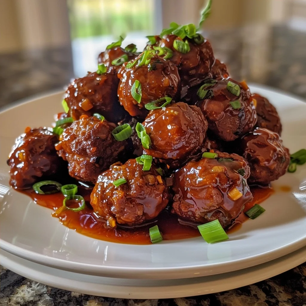 30-Minute Mongolian Beef Meatballs