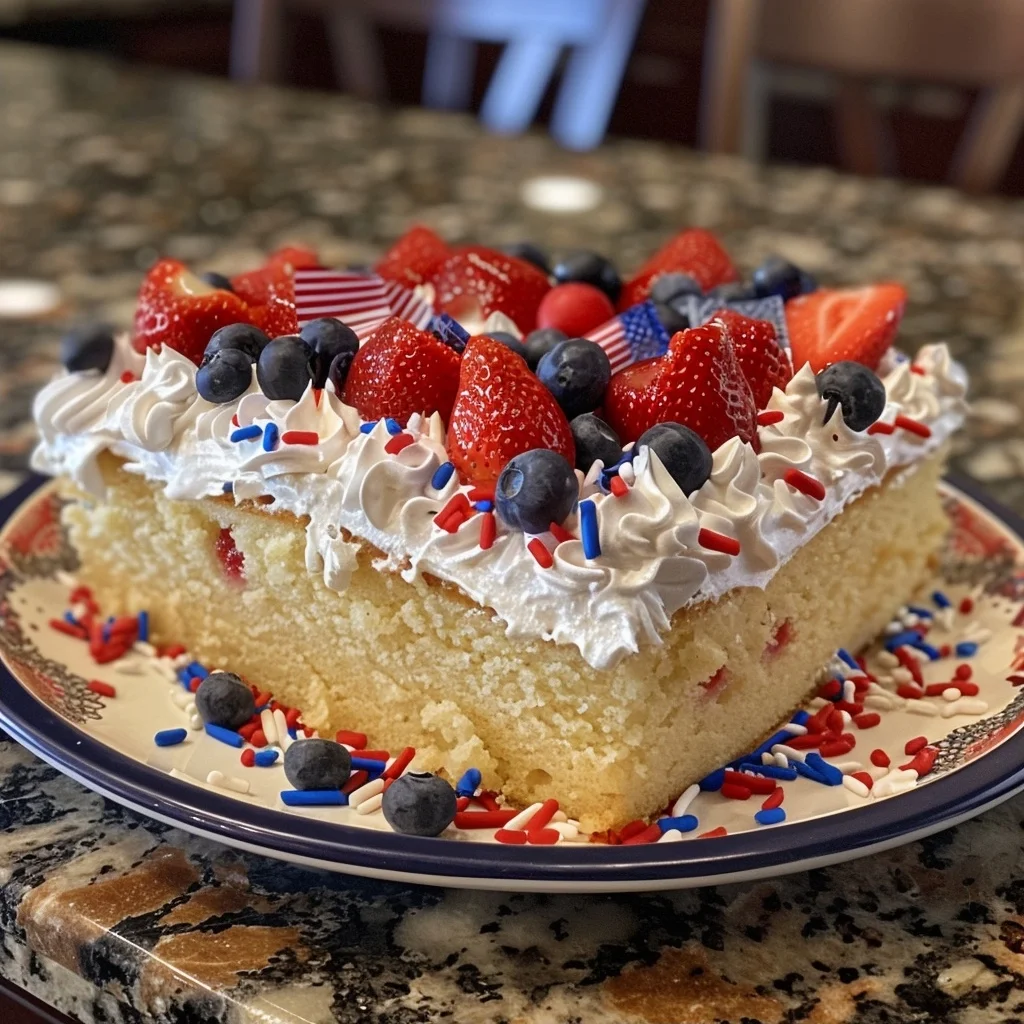 Patriotic Poke Cake: A Healthy, Flag-Inspired Dessert for Every Occasion