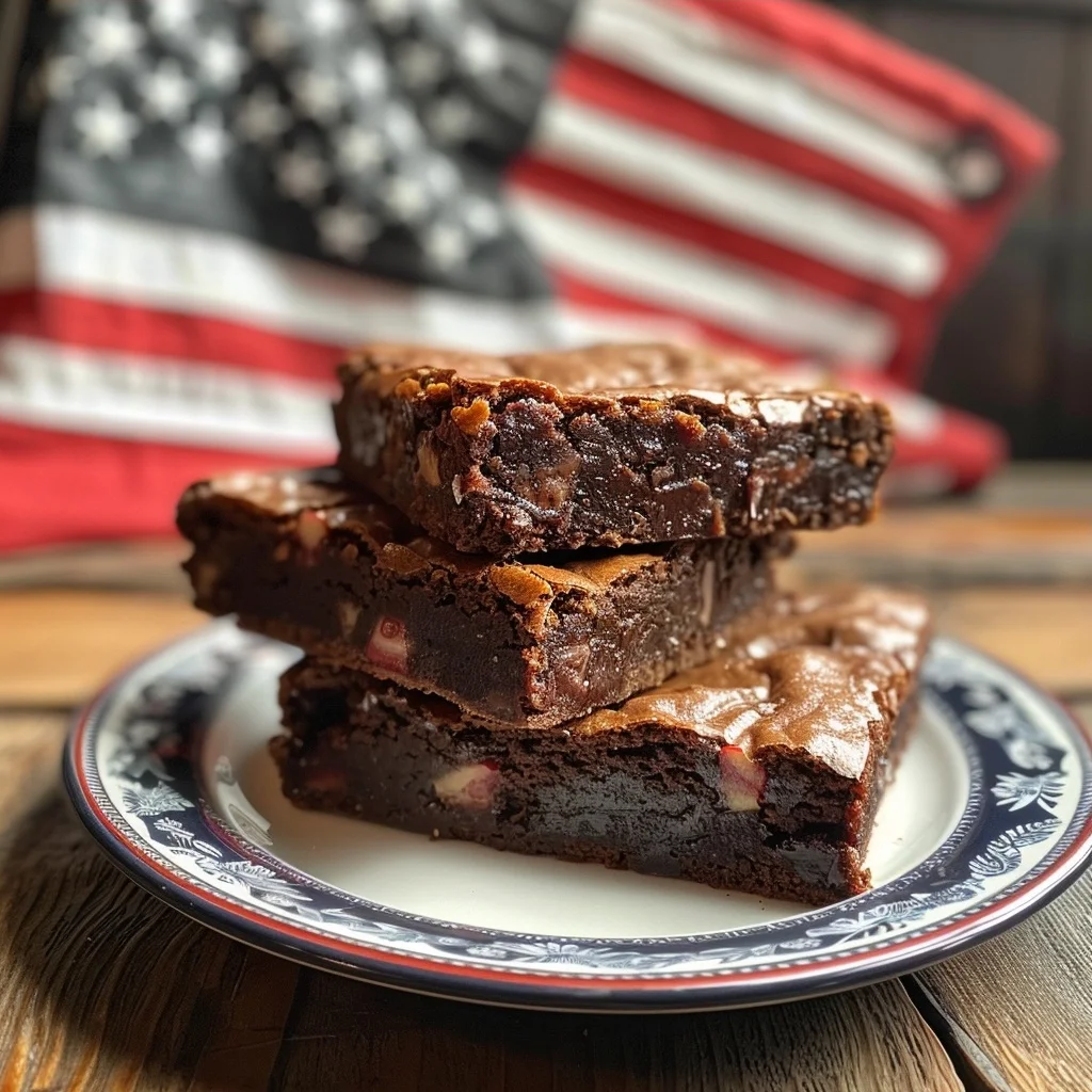 The Best 4th July Brownies EVER